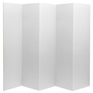72" Cardboard Room Divider 5 Panel - Oriental Furniture - 1 of 3