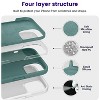 BONGEEK Designed for iPhone 15 Case, Silicone Shockproof Slim Thin Phone Case for iPhone 15 6.1 inch (Pine Green) - 4 of 4