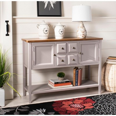 Charlotte 46" Brown and White Oak Transitional Sideboard