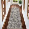 Ultra-Thin Machine Washable Area Rugs for Living Room Non-Slip Non-Shedding Vintage Carpet for Home Decor - 3 of 4