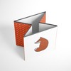 Bacati - Playful Fox Orange/Gray Storage Box Small - image 2 of 4