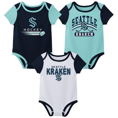 NHL Seattle Kraken Boys' 3pk Bodysuit