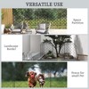 Cesicia 4 Pack Steel Garden Fence Panels, 11.4' L x 43" H, for Yard, Landscape, Patio - 4 of 4