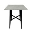 NicBex Modern Bar Height Dining Table Kitchen Table Dining Table with Rubberwood Legs for Dining Room - 3 of 4