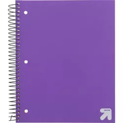 Spiral Notebook 1 Subject College Ruled PP 100 Sheets Purple - up & up™