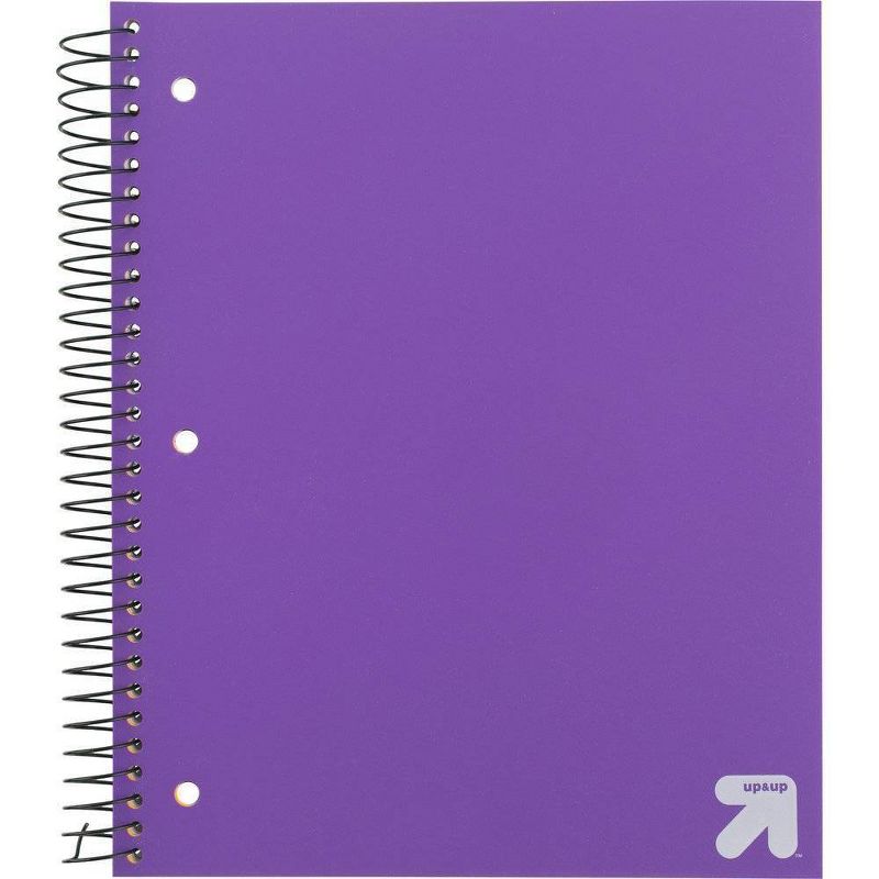 Spiral Notebook 1 Subject College Ruled PP 100 Sheets Purple - up &#38; up&#8482;, 1 of 5
