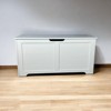 DSVIMOY Top open Cat Litter Box Enclosure Furniture, Cat Washroom, Hidden Litter Box Cover, Cat House, White, 39.37"*15.55"*19.49" - 4 of 4