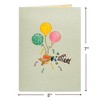 Paper Love 3D Pop Up Birthday Card, Cat, For Adults and Kids | 5" x 7" Cover - Includes Envelope and Note Tag - 2 of 4