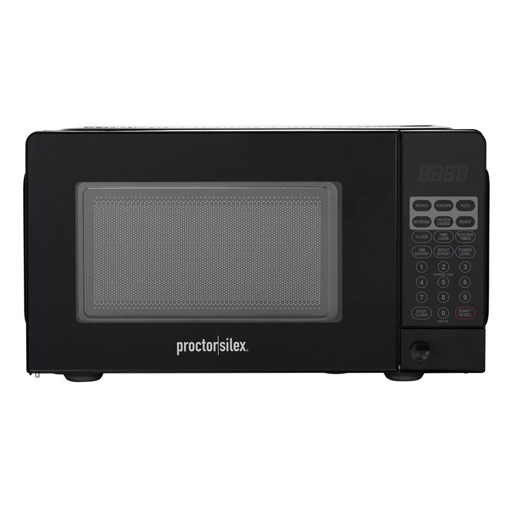 Photos - Microwave Proctor Silex 700W 0.6cu ft Countertop  Oven Black 