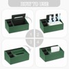 Unique Bargains PU Leather Magnetic Base Easy to Clean Multipurpose Paper Towel Holder 10.4 x 6.5 x 4.7 Inch 1 Pc - 4 of 4