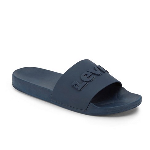 Levi's Mens Two Horse Casual Flip-flop Sandal Shoe, Black, Size 13 : Target