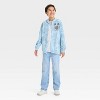 Boys' Minecraft Mineral Wash Zip-Up Hooded Sweatshirt - Blue/Gray - 4 of 4