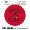Fairfield University Stags Logo Automotive Car Window Locker Circle Bumper Sticker - 3 of 4