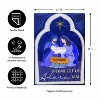 Evergreen Come Let Us Adore Him Applique Garden Flag 12 x 18 Inches Indoor Outdoor Decor - 4 of 4
