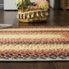 Modern Braided Print Area Rug Boho Rug Geometric Rug Washable Living Room Bedroom Rug - 4 of 4