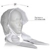 Skeleteen Colonial Pioneer Women's Bonnet Costume Accessory  - White - 3 of 3