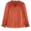 Women's Plus Size Maia Top - toffee | CITY CHIC - 4 of 4