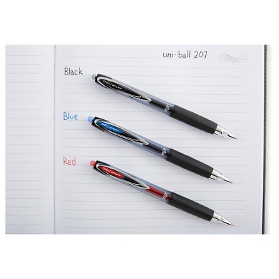 uni-ball Retractable Gel Pens, 0.7mm, 6ct - Black