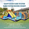 Infans Soccer-Themed Inflatable Water Slide Bouncer Splash Pool With 750W Blower - 4 of 4
