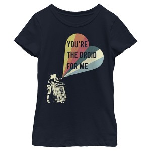 Girl's Star Wars You're the Droid For Me T-Shirt - 1 of 3