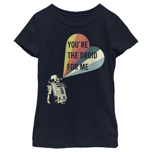 Girl's Star Wars You're the Droid For Me T-Shirt - image 1 of 3