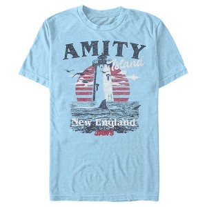 Men's Jaws Amity Island Tourist Lighthouse T-Shirt - 1 of 4