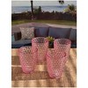 Diamond Cut Acrylic Glasses Drinking Set of 4 (12oz), Plastic Drinking Glasses, BPA Free Cocktail Glasses, Drinkware Set, Drinking Water Glasses - 4 of 4