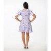 Unique Vintage Women's Flare Dress - 3 of 4
