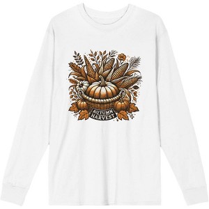 Autumn Harvest Adult Crew Neck Long Sleeve Shirt - 1 of 2