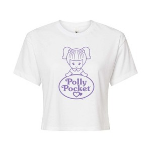 Women's - Polly Pocket - Logo And Doll Cropped Graphic T-Shirt - 1 of 4