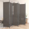 vidaXL 6-Panel Room Divider Anthracite 118.1"x78.7" Fabric - 2 of 4