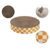 THE LICKER STORE Nelson Modern Cardboard Round Bowl Cat Scratcher with Catnip - 3 of 4