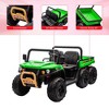 24V 2-Seater Kids Ride-on Dump Truck with Parent Remote Control | 4WD 6-Wheel Power, Electric Dump Bed & Included Shovel - 3 of 4