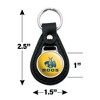 University of Missouri Kansas City Secondary Logo Black Leather Keychain - 2 of 4