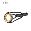 Unique Bargains Stainless Steel Ring Guide Fishing Rod Tip Repair Kits 3 Pcs - 3 of 4