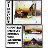 HAPPY BAY Mens Hawaiian Shirts Short Sleeve Button Down Shirt Men's Hawaii Shirts Boho Holiday Casual Summer Beach Shirts for Men Funny - 4 of 4
