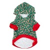 The Worthy Dog Holiday Candy Cane Pullover Hoodie - 3 of 3