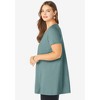 Roaman's Women's Plus Size Ultimate Scoopneck Swing Tunic - 4 of 4