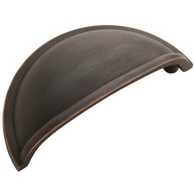 Ilyapa 50-Pack Self-Closing Cabinet Hinges - 3/8" Overlay, Oil Rubbed Bronze