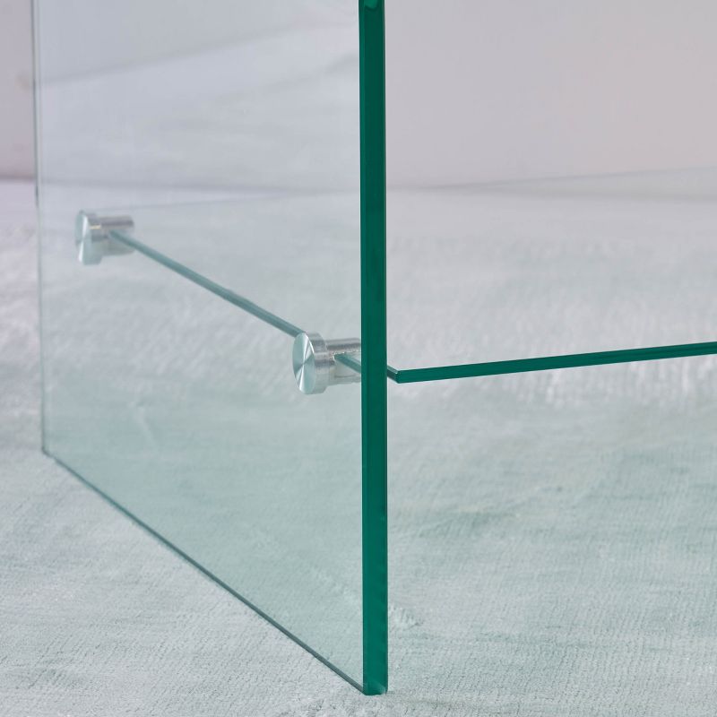 Ramona Glass End Table Clear - Christopher Knight Home, 6 of 8
