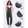 EXLURA Womens Casual Summer Jumpsuits Denim Trendy Fashion Overalls with Pockets - 2 of 4
