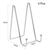Unique Bargains Display Decorative Picture Frame Iron Easel Stand 4 Pcs - 2 of 4