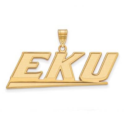 Black Bow Jewelry 14k Yellow Gold Eastern Kentucky Colonels NCAA Large Pendant