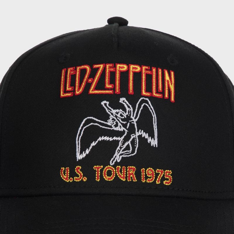 Men&#39;s Led Zeppelin Cotton Baseball Hat - Black, 4 of 5