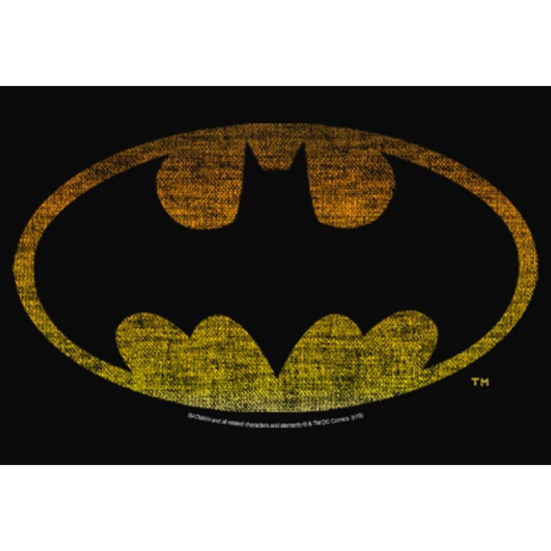 Men's Batman Distressed Classic Logo T-Shirt, 2 of 6