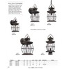 Elk Home Village Lantern 1 - Light Wall Light in  Weathered Charcoal - 4 of 4