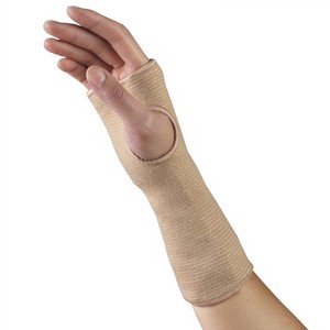 OTC Wrist Support, Pullover Gauntlet, Knit Elastic, Beige - 1 of 3