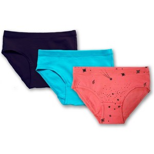 Mightly Girls Fair Trade Organic Cotton Underwear 3-pack - 1 of 2