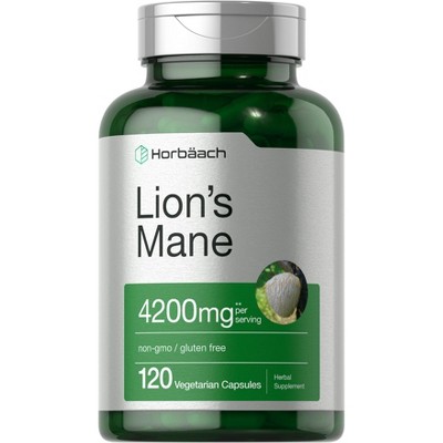 Horbaach Lions Mane Mushroom Extract 4200mg | 120 Capsules