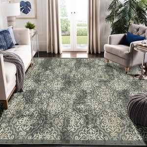Garvee 9x12ft Area Rugs for Living Room/Bedroom Non-Slip , Large Low-Pile Floor Carpet, - Indoor Carpet for Living Room, Bedroom, Nursery, Dorm - 1 of 4